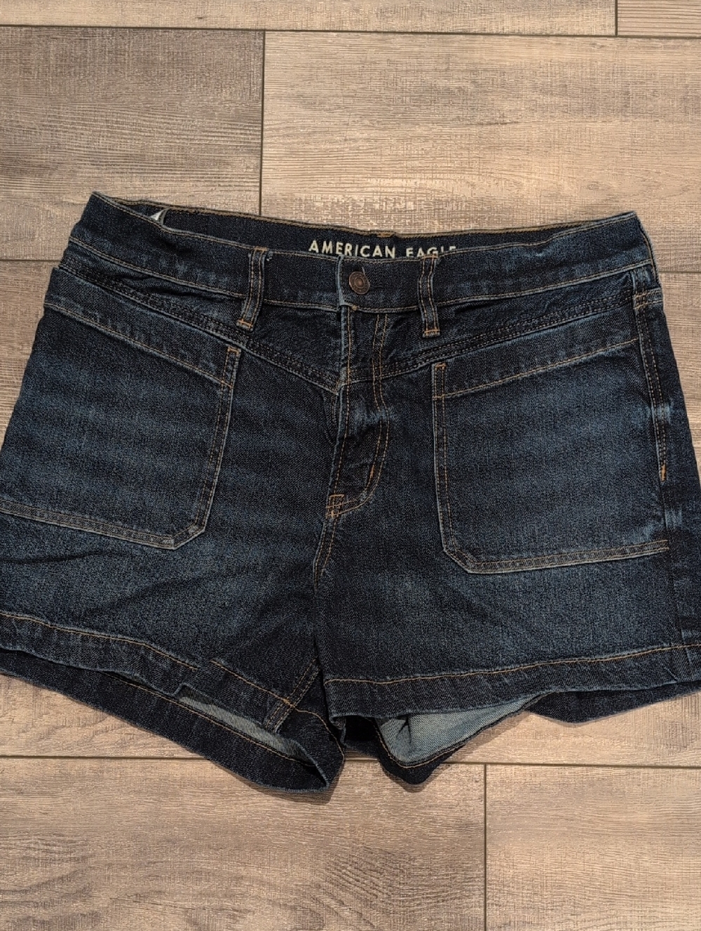 American Eagle Outfitters Dark Indigo Denim Shorts